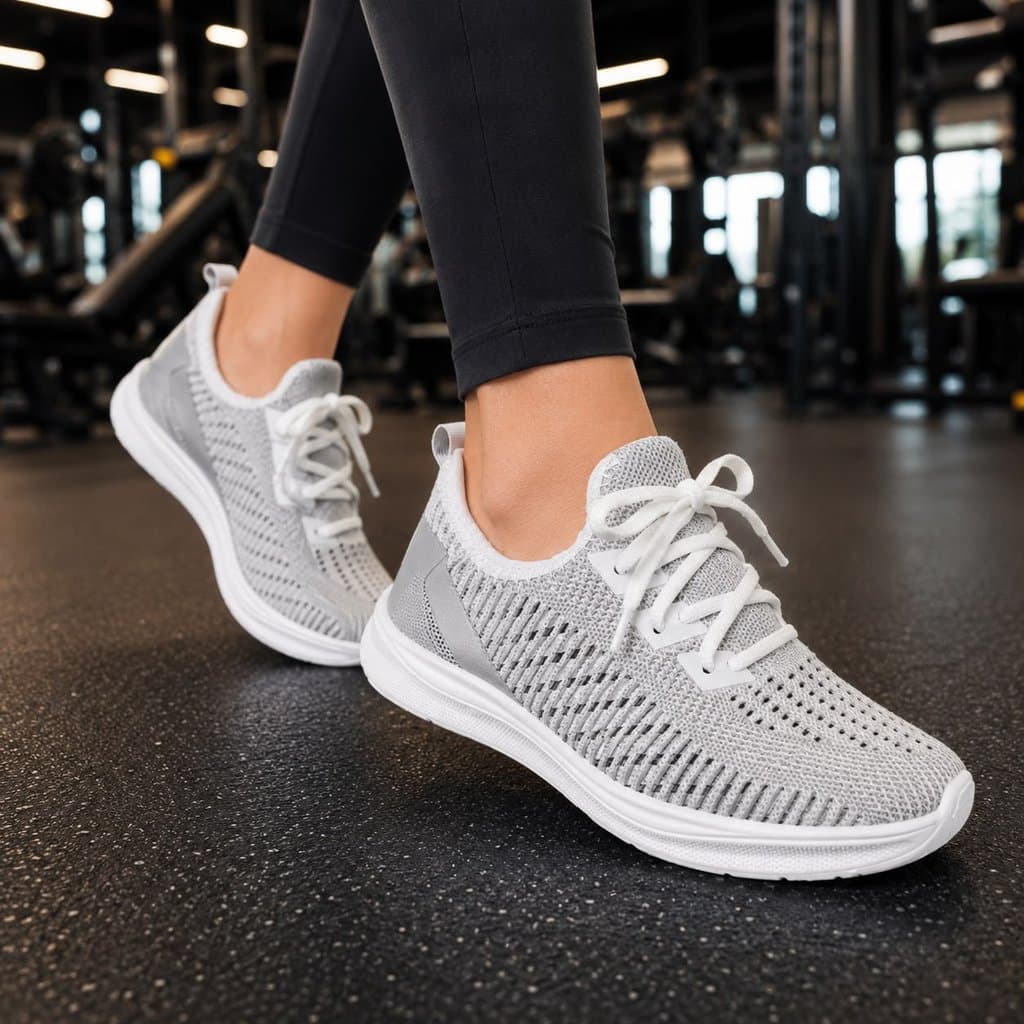 Tenis Feminino Esportivo Respirável Calce Fácil Leve Macio Promoção Envio Imediato