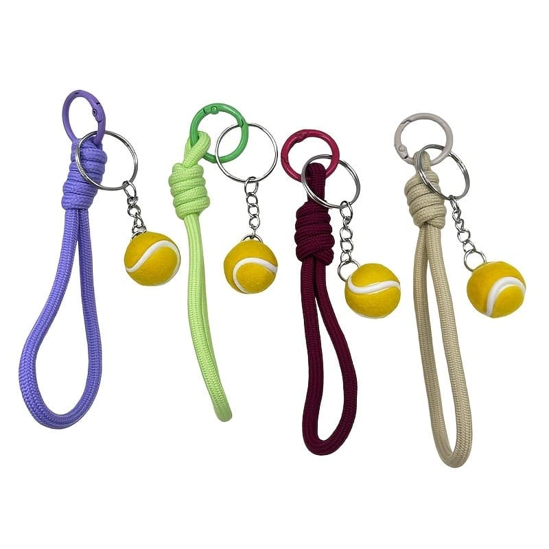 Conjunto de chaveiro Mini tênis|Pingente de tênis esportivo realista 3D|Chaveiro de tênis multicolorido|Amantes de tênis