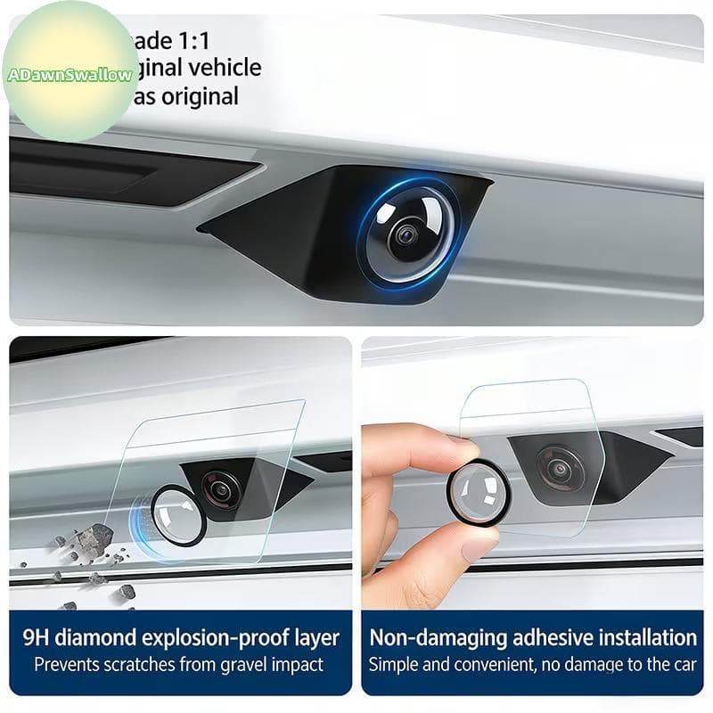 ADS Protetor Universal De Lente De Câmera De Visão Traseira De Carro Conjunto De 2 Ou 10 Peças HD Filme À Prova De Explo