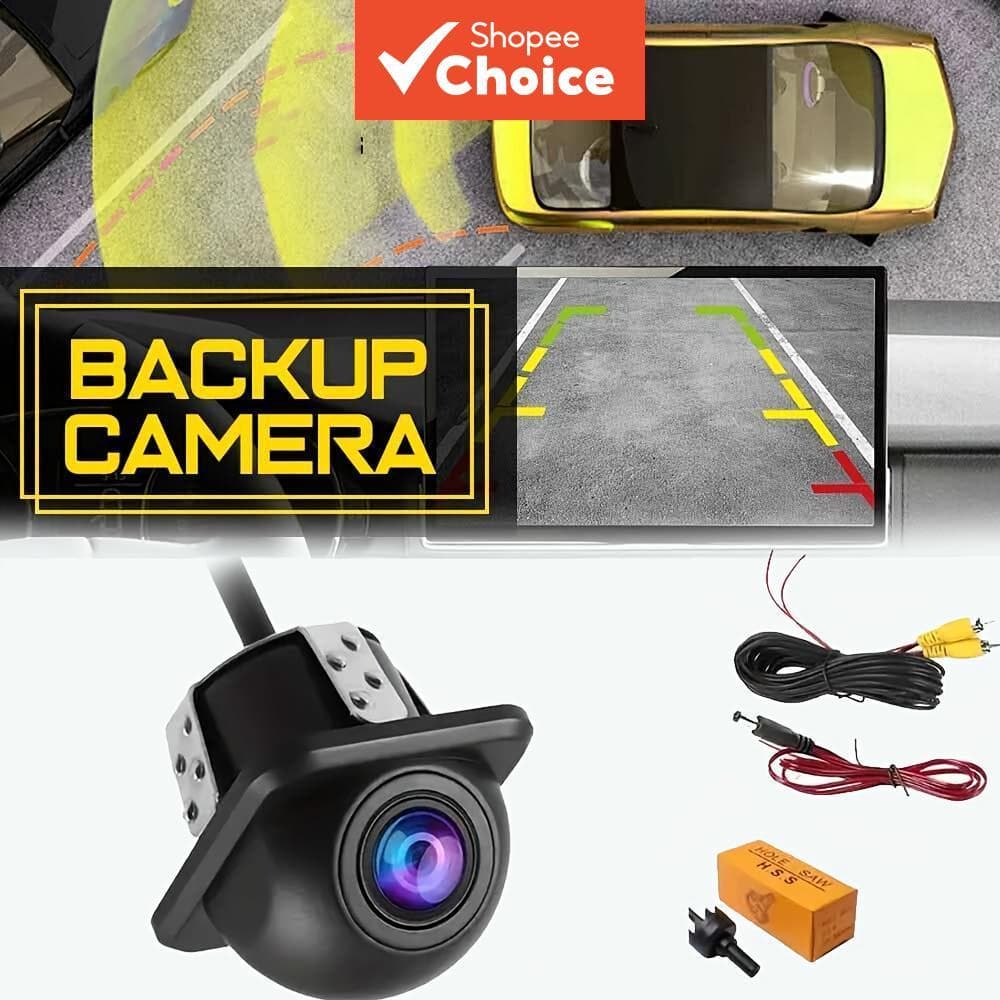  Câmera Reversa Universal para Estacionamento de Carro Caminhão SUV RV, CCD HD, Visão Traseira, Visão Noturna, Ângulo