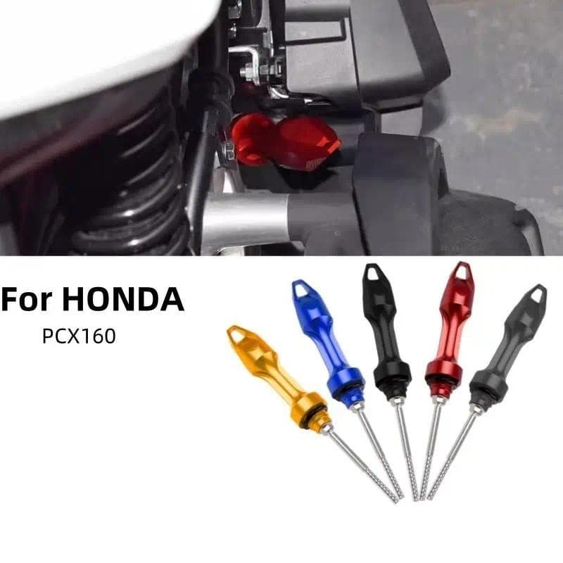Para HONDA PCX160 PCX 160 Motocicleta Motor Tanque De Óleo Vareta Medidor Nível Moto Tampa Acessórios