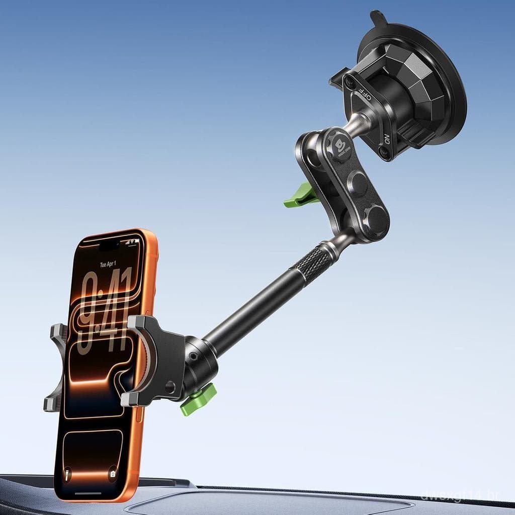 Suporte para Telefone de Carro MAGIC JOHN, Suportes de Telefone Ultra-Duráveis de Metal para Seu Carro, 360 °   Suporte 