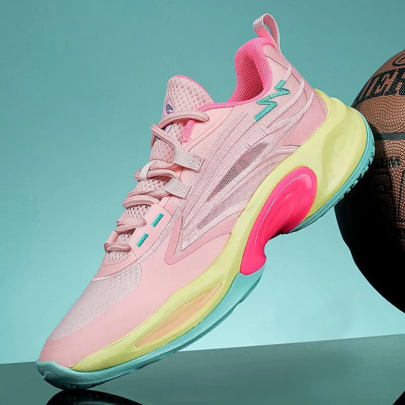Novo estilo tênis de basquete respirável antiderrapante combate real sapatos esportivos tênis profissionais m