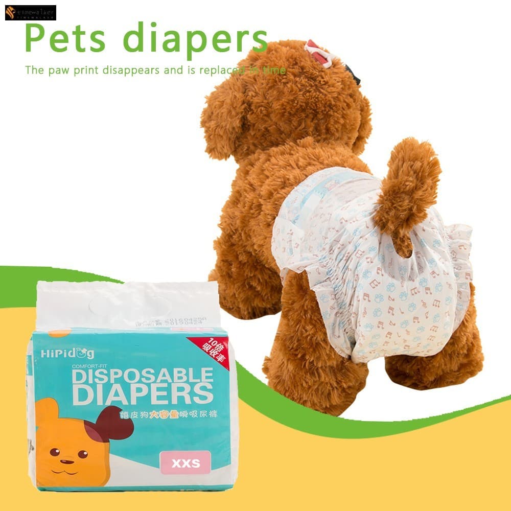 Fraldas Descartáveis Para Cães Masculinos-Calças Fisiológicas De Papel Animais De Estimação