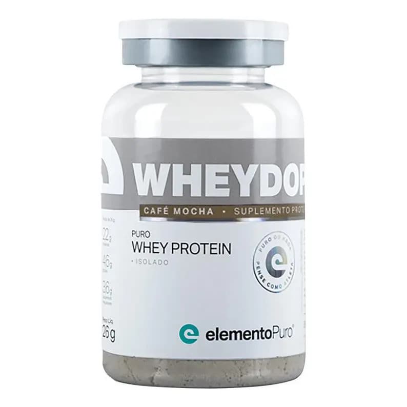 Elementopuro Wheydop 3w  Whey Protein 3w Whey Dop Morango Com Leite Condensado Whey Concentrado Hidrolisado Pó Chocolate