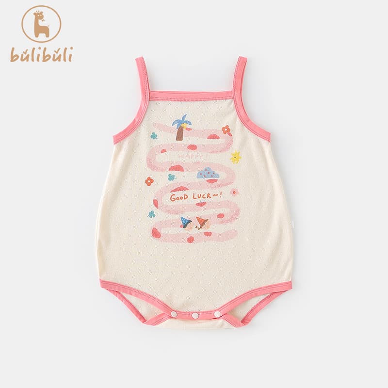 Bebê bebê estilingue roupas de verão bebê menina macacão verão bonito estilo ocidental mês cheio cem dias colete triângu