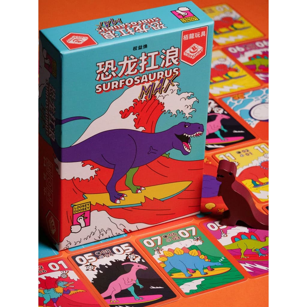 Dinossauro carregando Lang Anti-lobo jogo de tabuleiro infantil jogo de cartas de mesa festa de família brinquedos pai-f