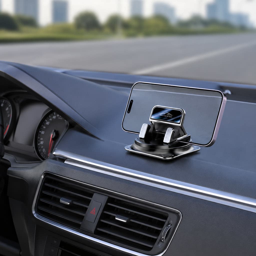 [flyingfishla] Suporte Durável Para Telefone Carro Com Painel De Silicone Antiderrapante Rotação Livre De 360 Graus Univ