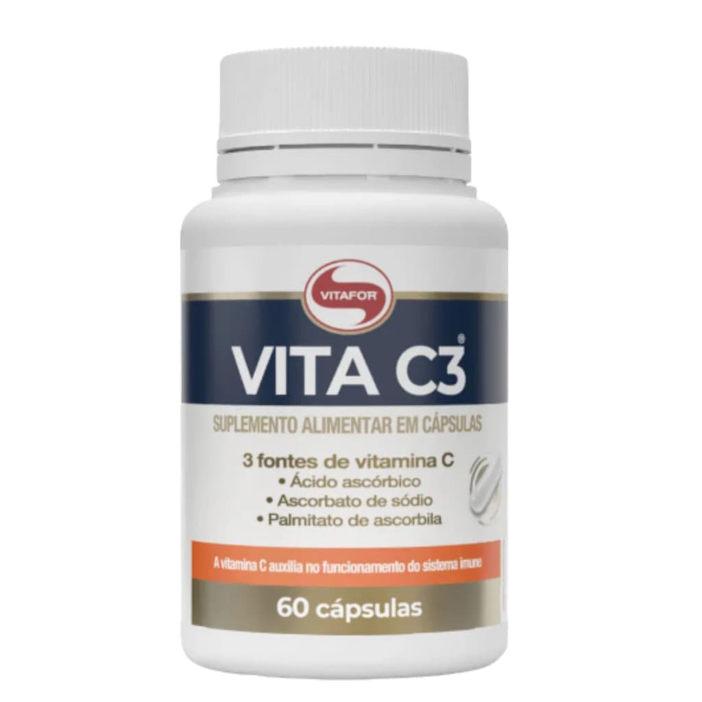 Vitamina C3 Vitamina C 60 Capsulas Vitafor