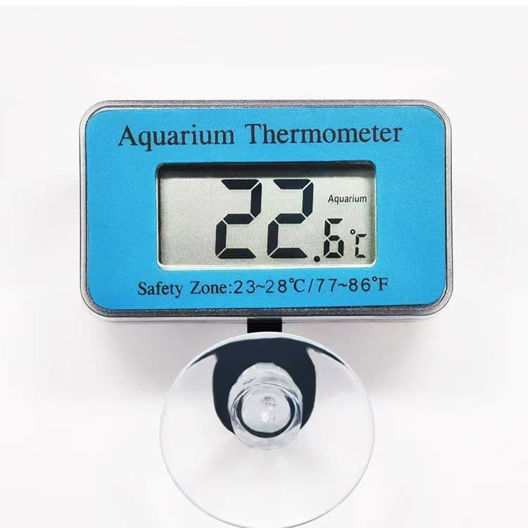 Termômetro eletrônico para tanque de peixes, Display digital, termômetro de água para aquário, tanque externo, à prova d