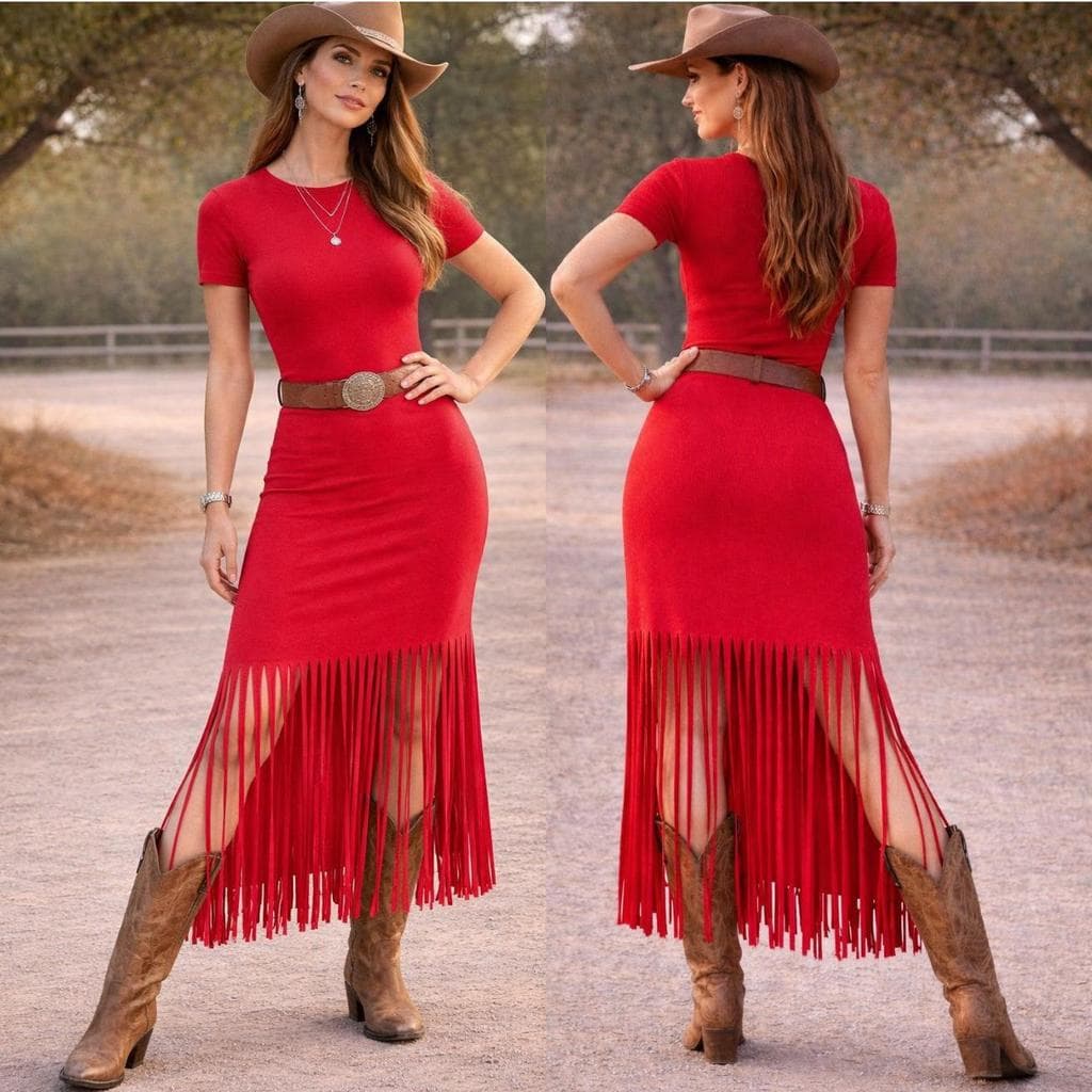 Vestido Para Rodeio Vestido Pamella Moda Country Feminina Look Rodeio Vestido Country Feminino Suede com Franjas