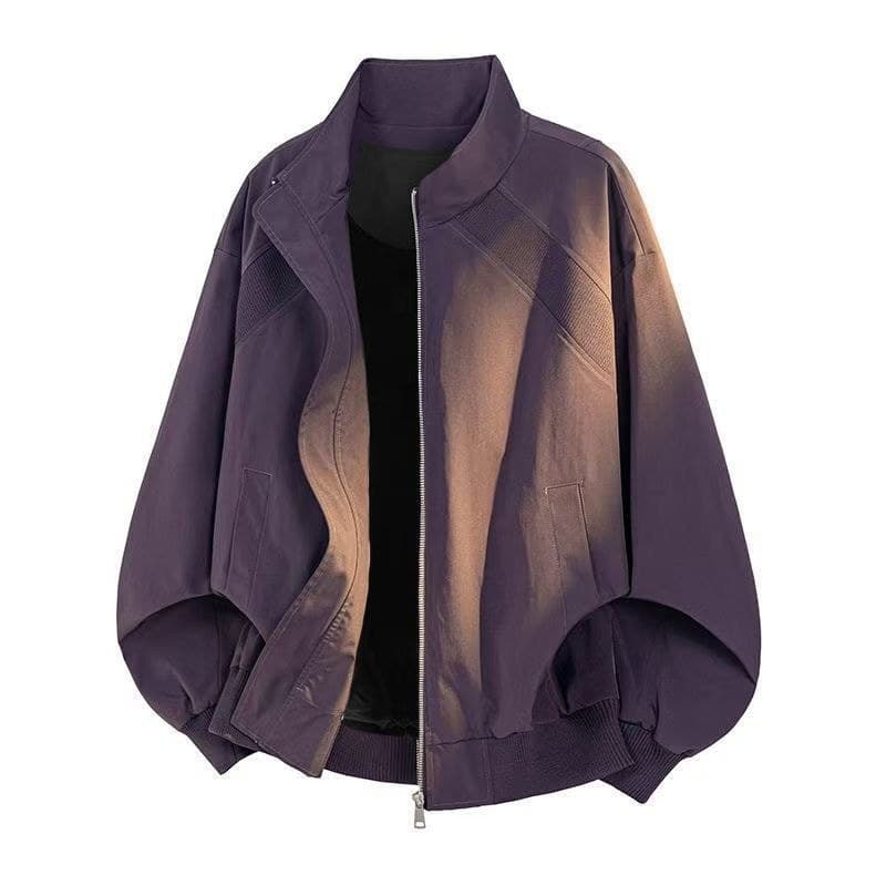 Primavera novo estilo costura jaqueta masculina primavera solta jaqueta Casual moda masculina confortável jaqueta#春季新款拼接