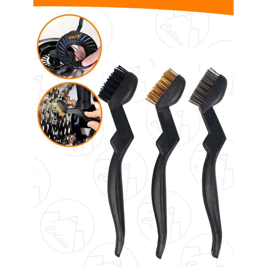 Kit 3 Escovas De Limpeza Pesada Leve Manual Multiuso Uso Geral Cozinha Carro Bestfer