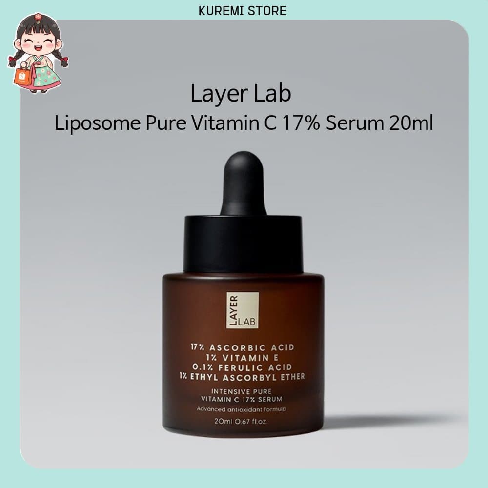 [LAYER LAB] Resplendor Radiante: Sérum Vitamina C Pura 17% Lipossomada | Ampola Iluminadora