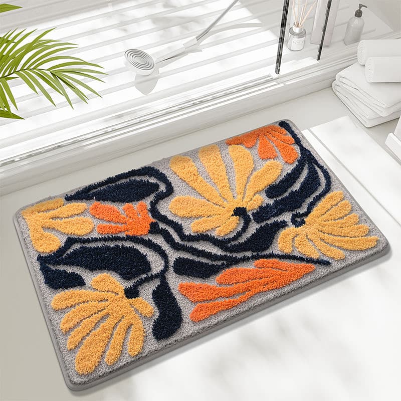 Novo estilo reunindo Jacquard porta de entrada tapete absorvente banheiro antiderrapante pé tapete quarto sala estar