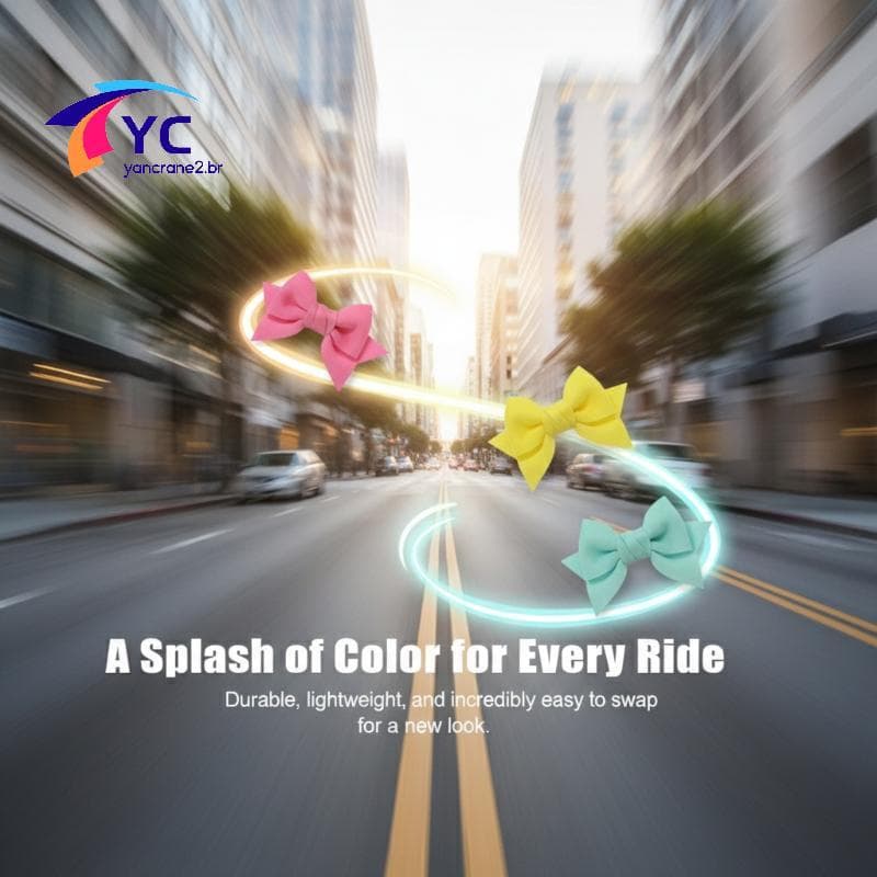 YCBR Arco Decoração Para Capacetes De Patinação Bonito Acessório De Capacete De Motocicleta Bicicleta Moto Meninas Senho