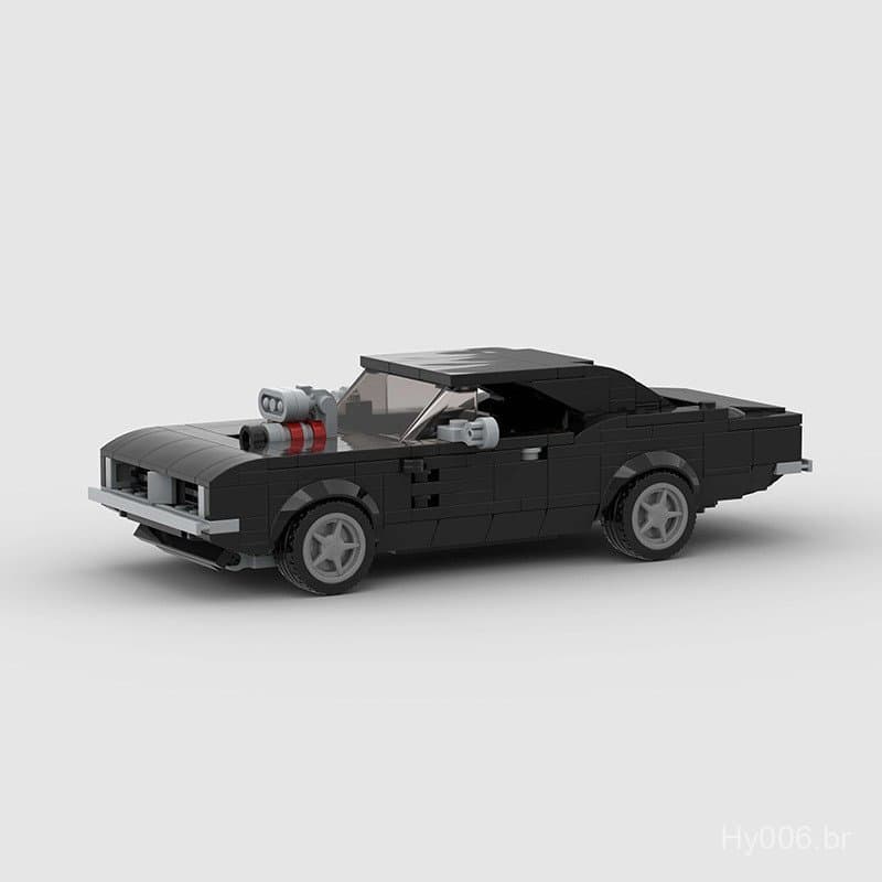 MOC Dodge Charger Super Sports Cars Blocos de Montar Compatíveis com Peças Lego Technic 395 Peças JDUE