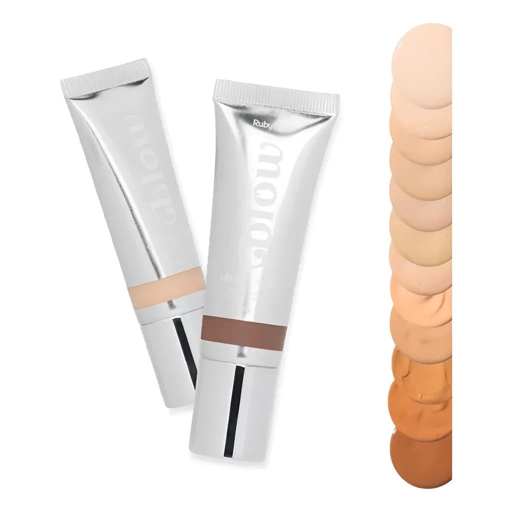 Base Líquida Facial Média Cobertura Maquiagem Oh My Skin
