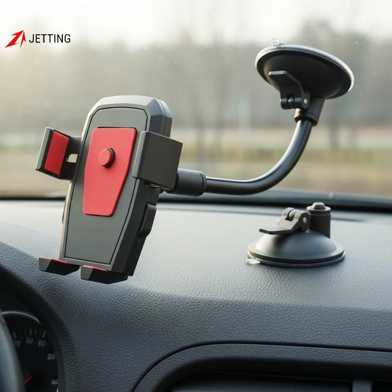 [Jetingbuy] Suporte Universal Giratório De 360 Graus Para Telefone De Carro Pára-Brisa E Painel Acessório Seguro Novo