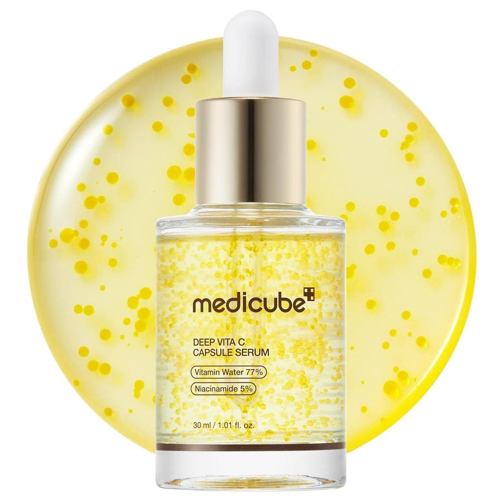 Medicube Deep Vitamin C Capsule Serum, 1.01 fl.oz |   Sérum de Vitamina C para Pele Opaca e com Aspecto Irregular - Cáps