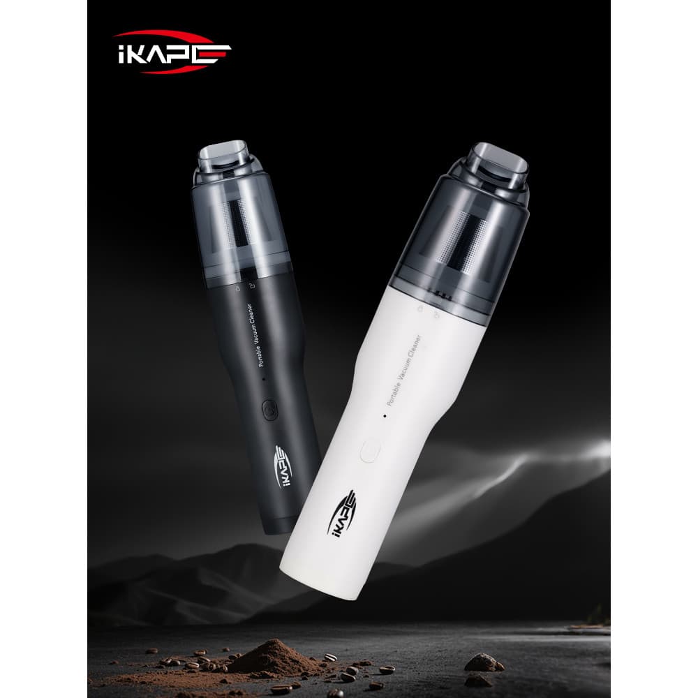 IKAPE café platina pó aspirador de pó barra carro portátil alta sucção pequenos eletrodomésticos sem fio limpeza