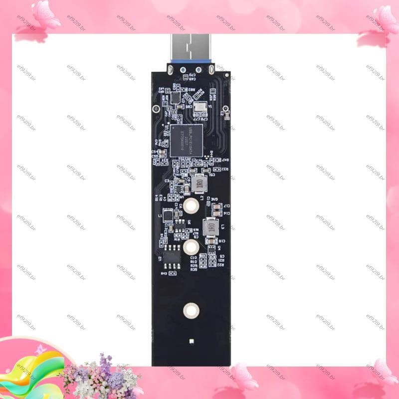 [E Especial] M . Adaptador 2 SATA NVMe SSD Para USB 3.1 , Placa Conversora Externa PCI-Gen 2 PCIe Tipo A