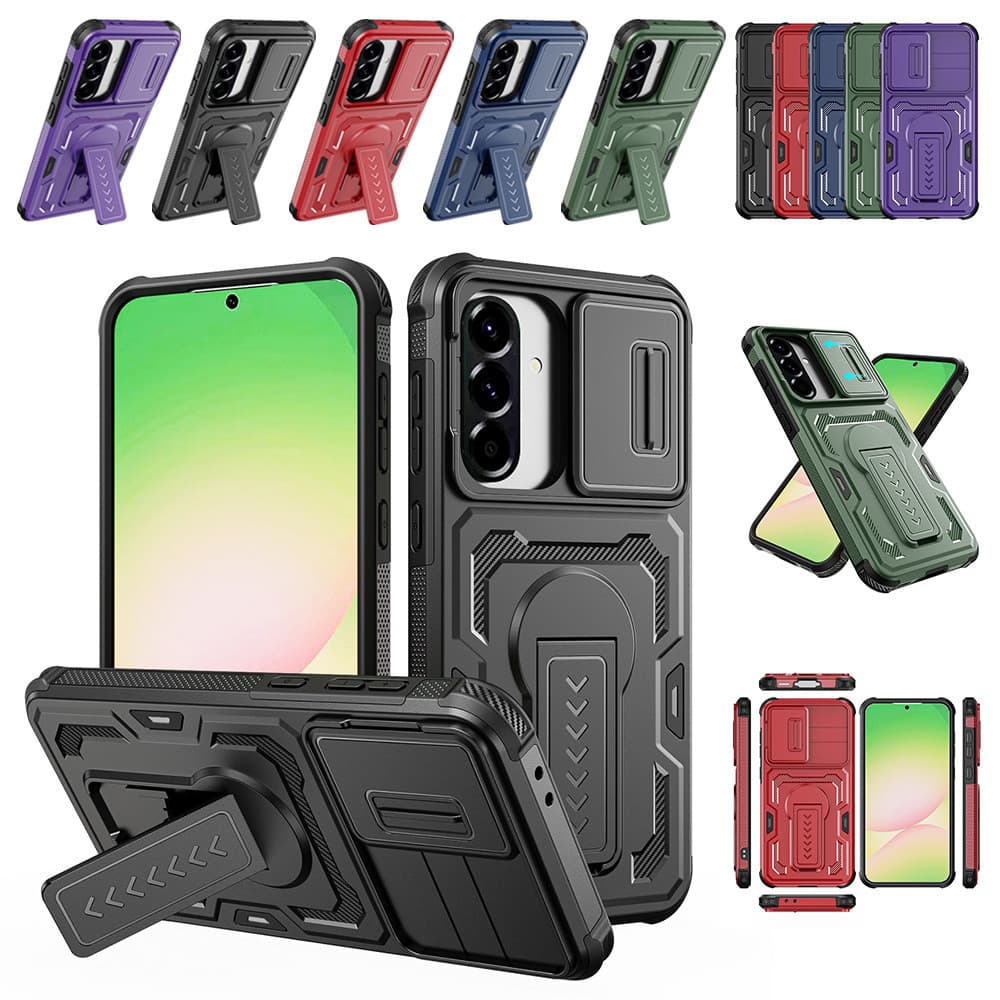 Use capa protetora para celular Samsung A17A26A35A56 Capa protetora para celular com suporte resistente a choques