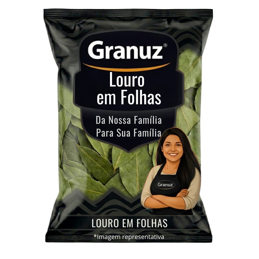 Louro em Folhas 1Kg 500g 250g Granuz a Granel Puro Desidratado Sem Aditivo [Envio HOJE]