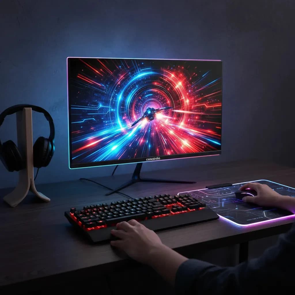 Monitor Gamer Concórdia 24 H238g 144hz Full Hd Hdmi Preto 127/220v