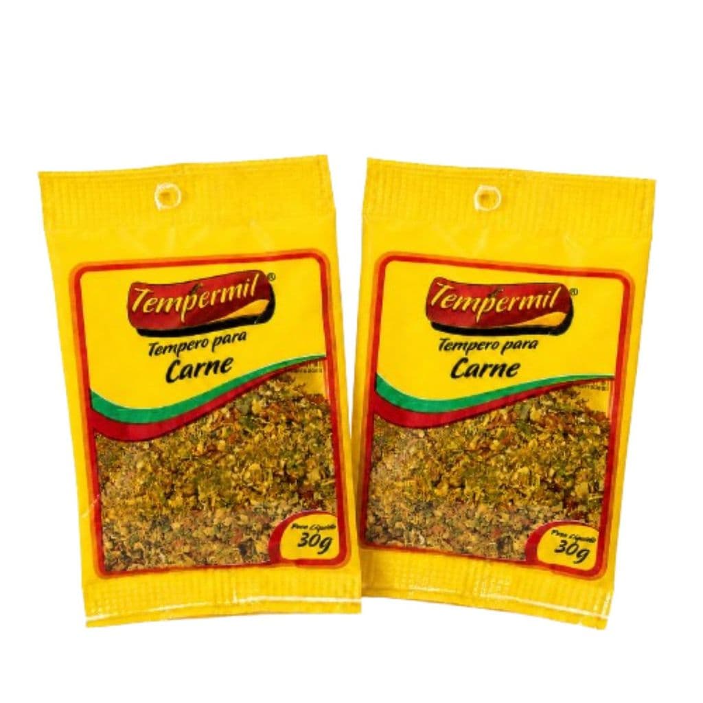 Kit 2 Temperos para Carne Tempermil 30g Ideal para Churrasco, Carnes Assadas e Grelhadas