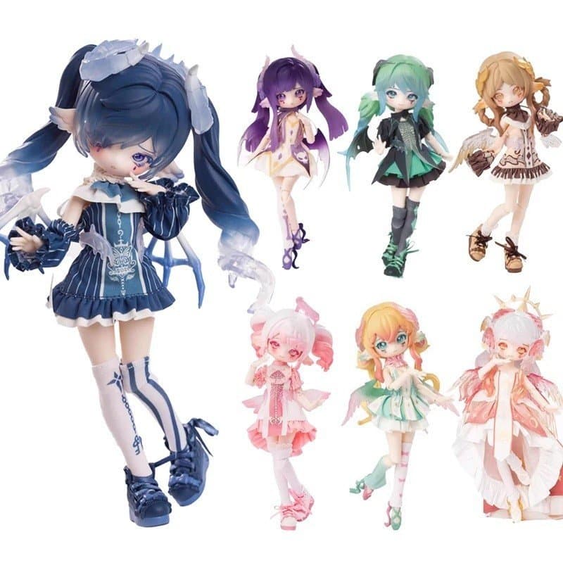 Penny Box Luluya Série Poema Símico 1/8 BJD Boneca Articulada Caixa Surpresa Figura de Ação Anime Presente Misterioso Or