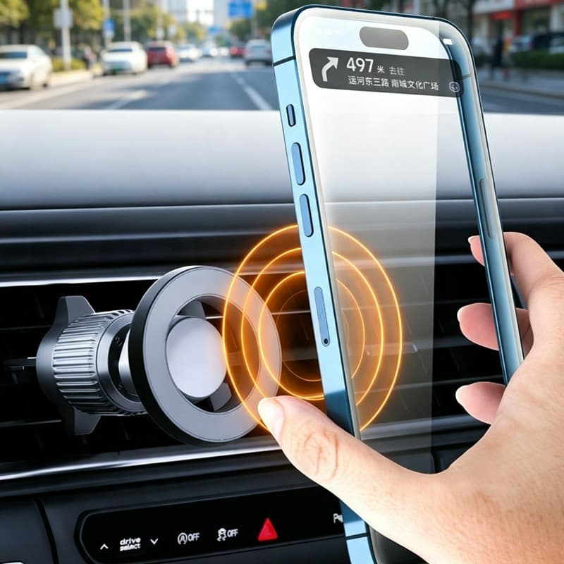 Universal Magnético Ventilação De Ar Do Carro Clipe Telefone Móvel Suportes GPS Para iPhone Xiaomi Samsung Forte Ímã Ber