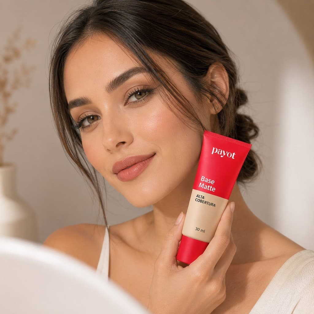 Base Líquida Matte Payot 30ml – Alta Cobertura, Longa Duração e Efeito Natural