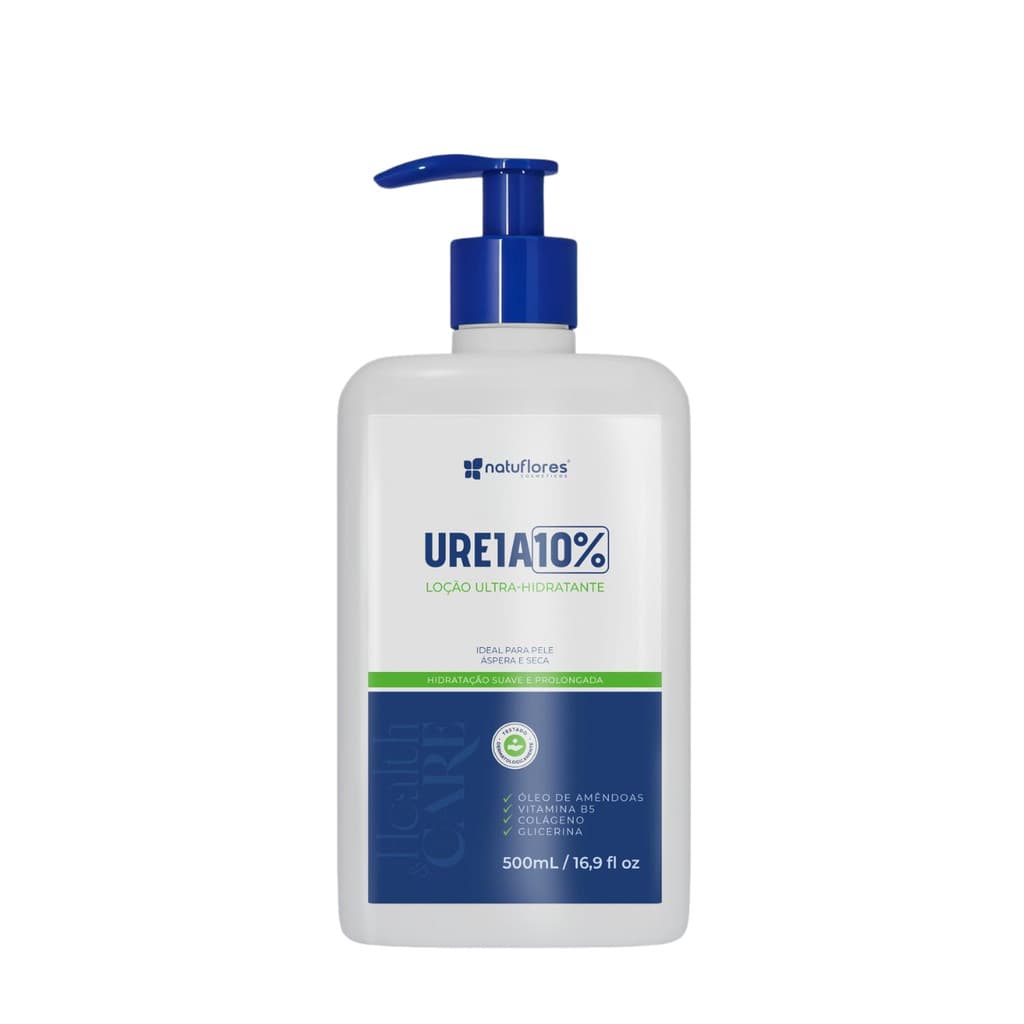 Loção Ultra Hidratante Corporal Ureia 10% para Pele Seca e Ressecada