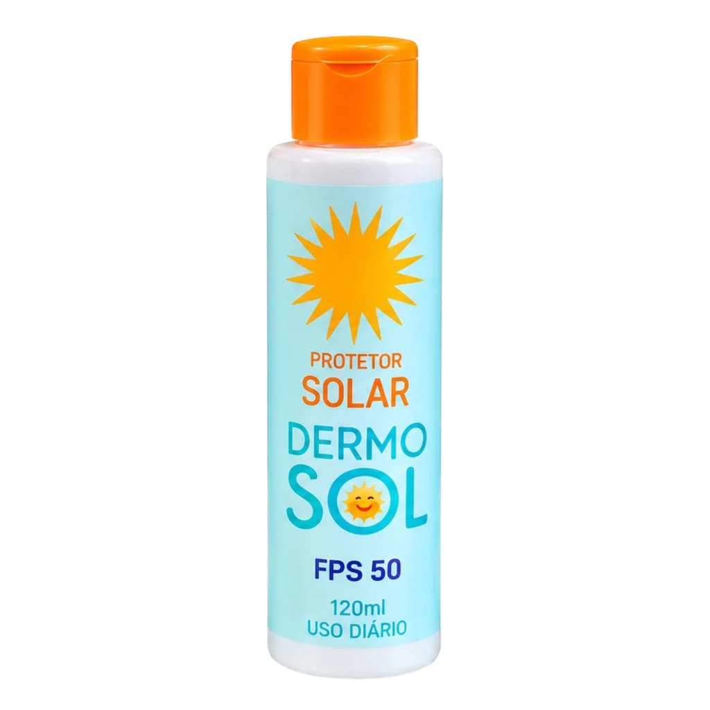 Protetor Solar Dermo Sol 120ml Uso Diário FPS 30, 50 ou 70