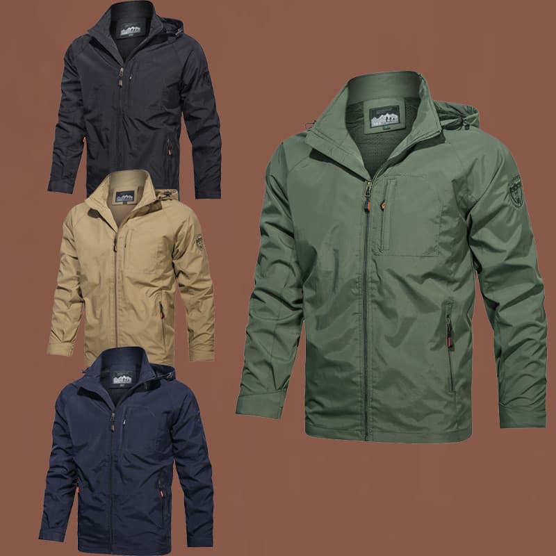 Primavera jaqueta masculina na moda Casual com capuz jaqueta primavera outono jaqueta masculina cor sólida outono com ca