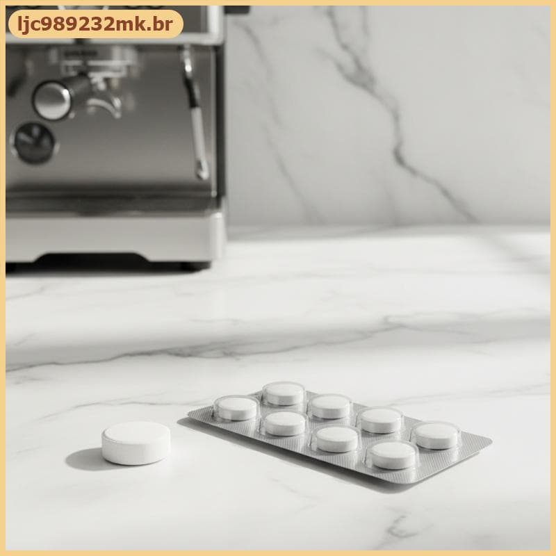 [MYBR] Conjunto De 8 Unidades De Comprimidos De Limpeza Para Cafeteira , Descalcificador Eficaz Máquina De Café Expresso