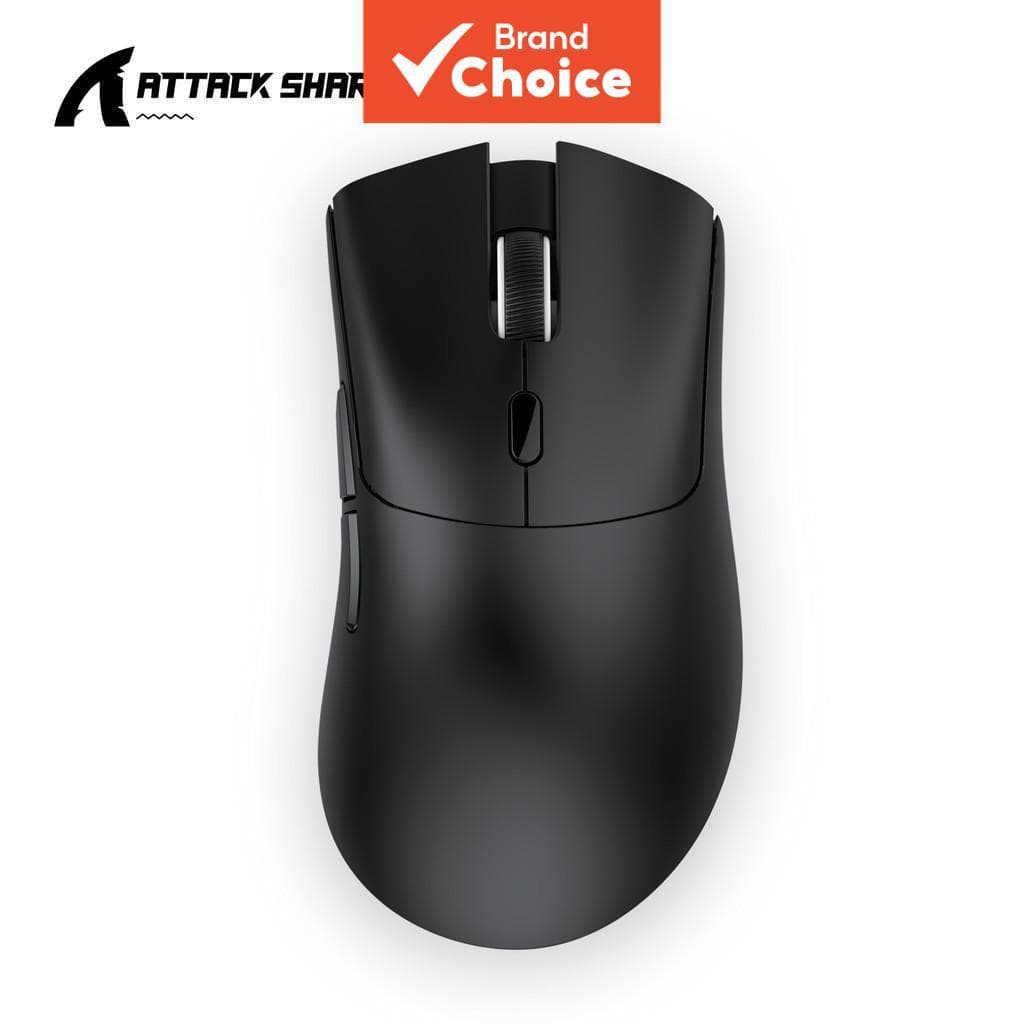  Mouse Gaming Sem Fio Attack Shark R1 18000DPI PAW3311 Mouse Gaming com Conexão Tri-modo