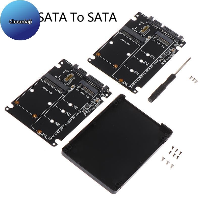 Chuaniaji NGFF Para SATA 3 Gabinete HDD Externo Adaptador MSATA SSD M . 2 Placa Adaptadora De Protocolo BR