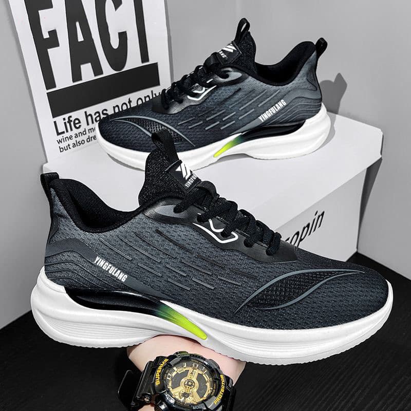 Moda masculina sapatos esportivos Ultra-leve absorção de choque tênis de corrida americano rua ao ar livre tênis de basq