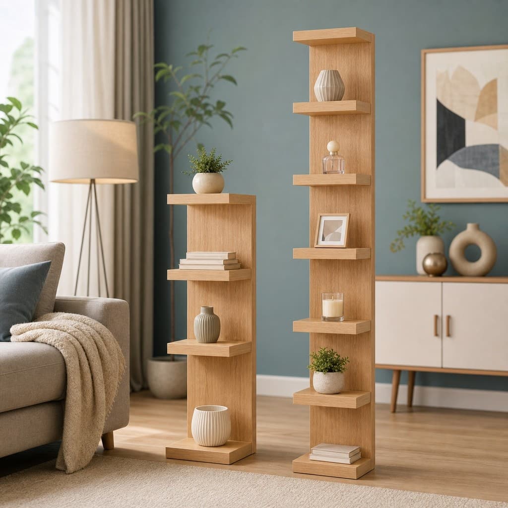 Estante Torre Organizadora Multiuso 85 ou 170 cm para Sala, Quarto, Cozinha e Escritório