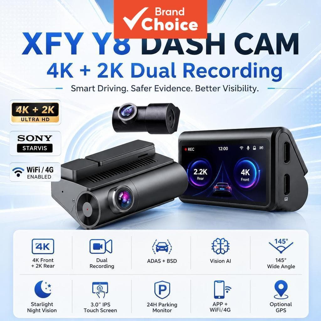 Câmera dupla frontal e traseira para carro 4K+2K, suporta transmissão dupla 4G+WiFi, atualização de rota em tempo real