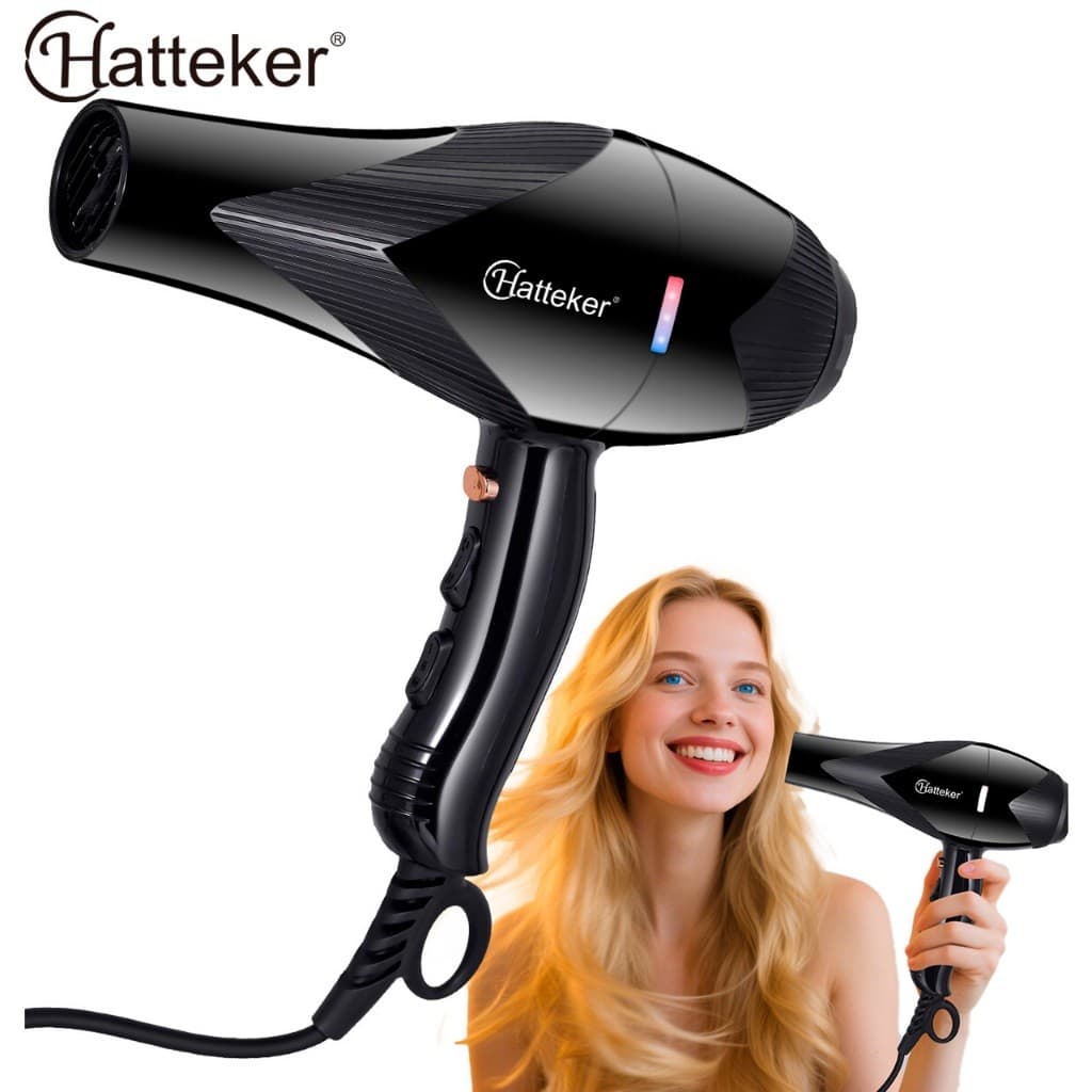 Secador De Cabelo Profissional 2600W Íons Negativos Hatteker SK-3901 220v