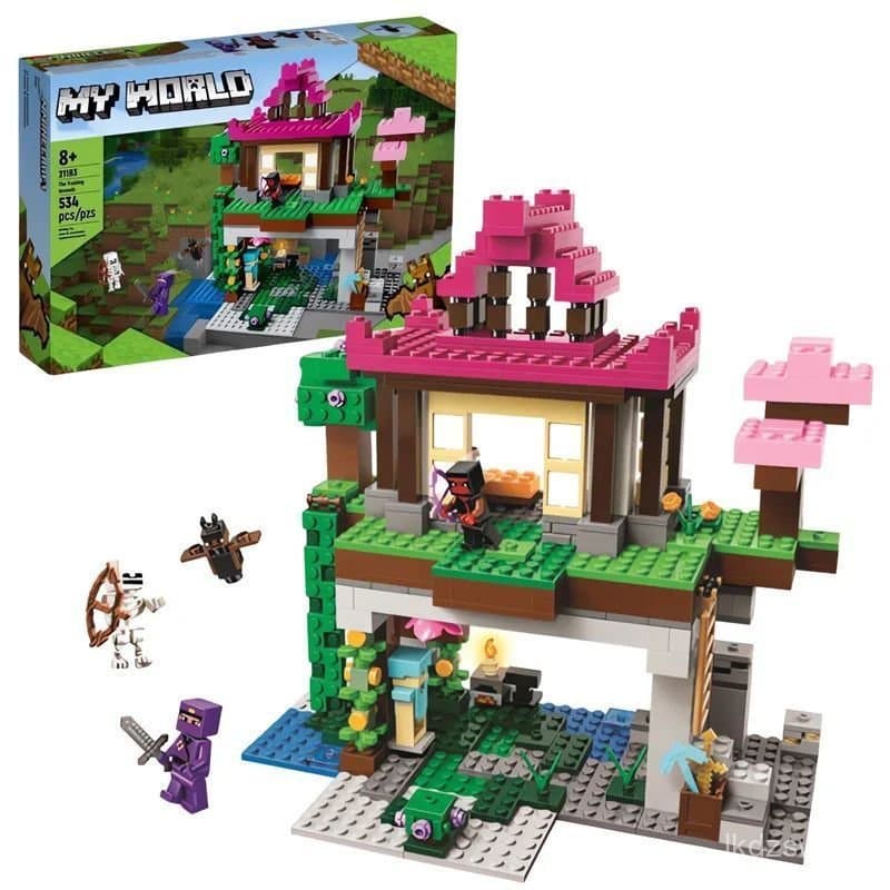534 peças compatíveis com Lego, série de treinamento, lote 60158, Brinquedo de Blocos de Montar Steve Jungle Waterfall p