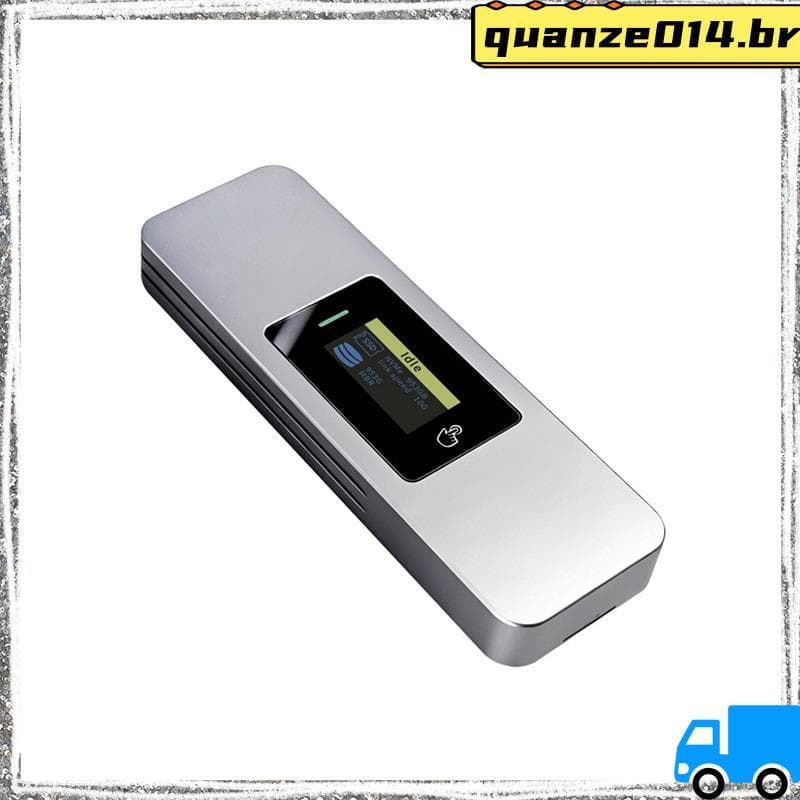 Caixa De Gabinete SSD M . 2 NVMe Com Tela , USB 3.2 Gen2 10gbps M2 Caso De Alumínio Externo M2 2280 Leitor