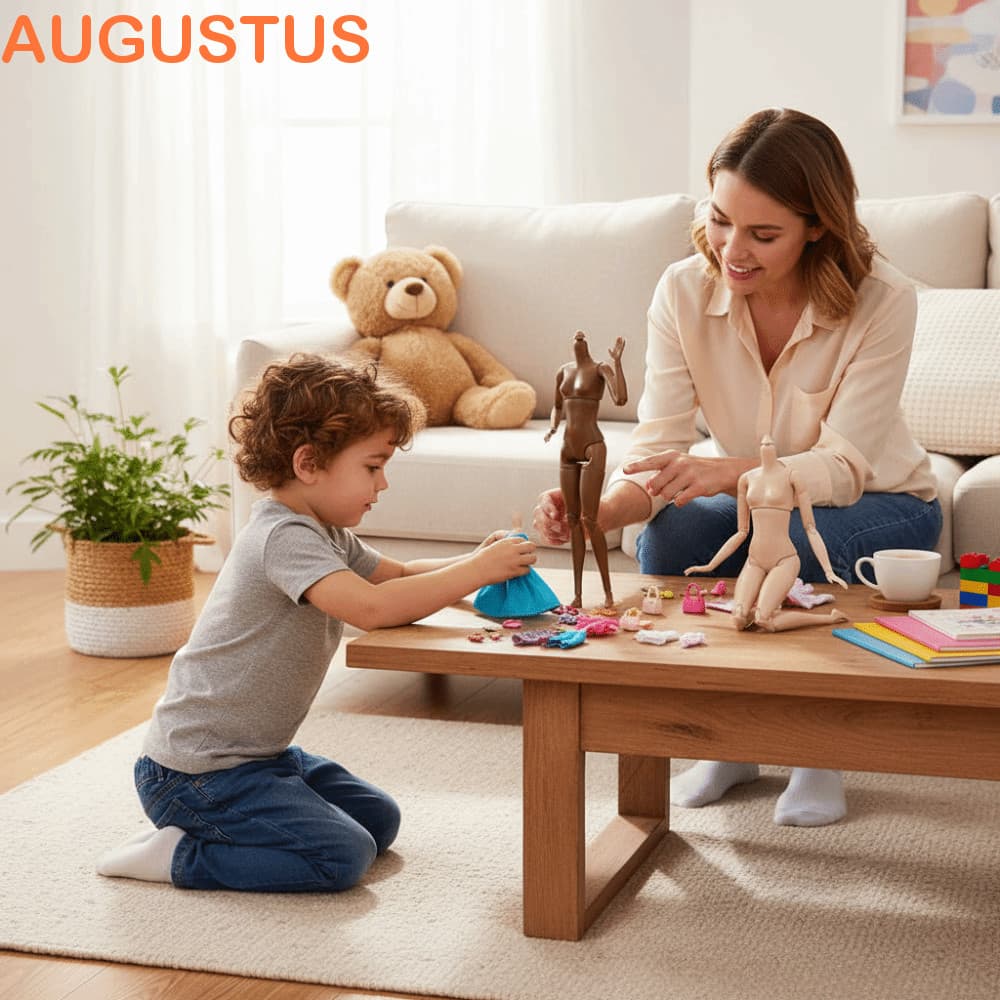 Bonecas BJD Nuas Articuladas AUGUSTUS , Boneca Super Modelo De Corpo Muscular Móvel , De Figura De Ação Multifuncional