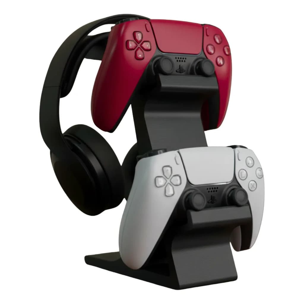 Suporte Porta Controle Videogame Gamer Ps3 Ps4 Ps5 Headset