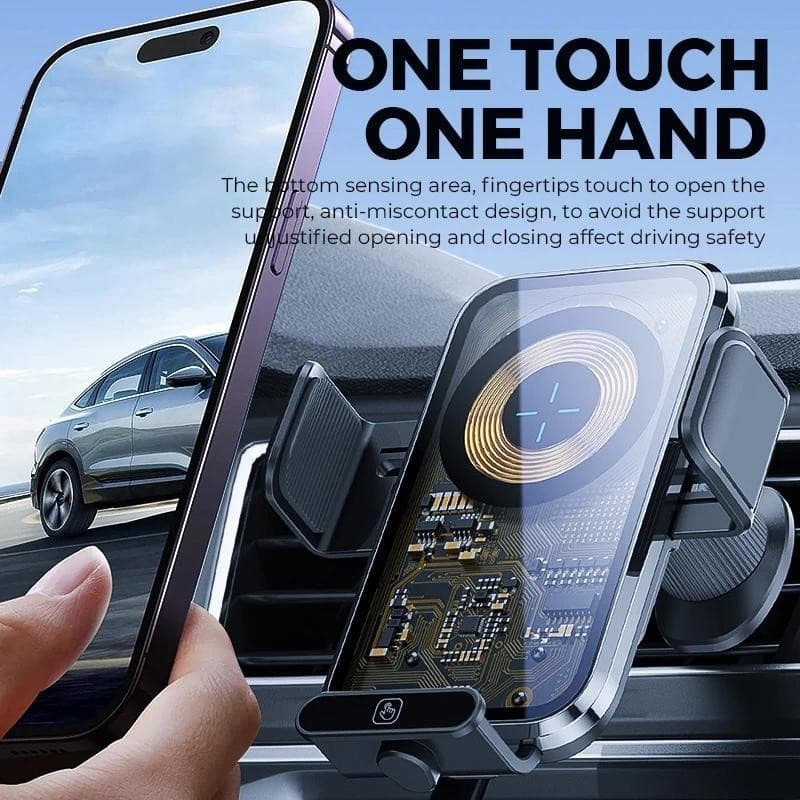 Suporte Para Telefone Com Ventilação De Ar Carro , Ultra Estável E Seguro , Fácil Operação , 360 ° Rotação , CaseFriendl