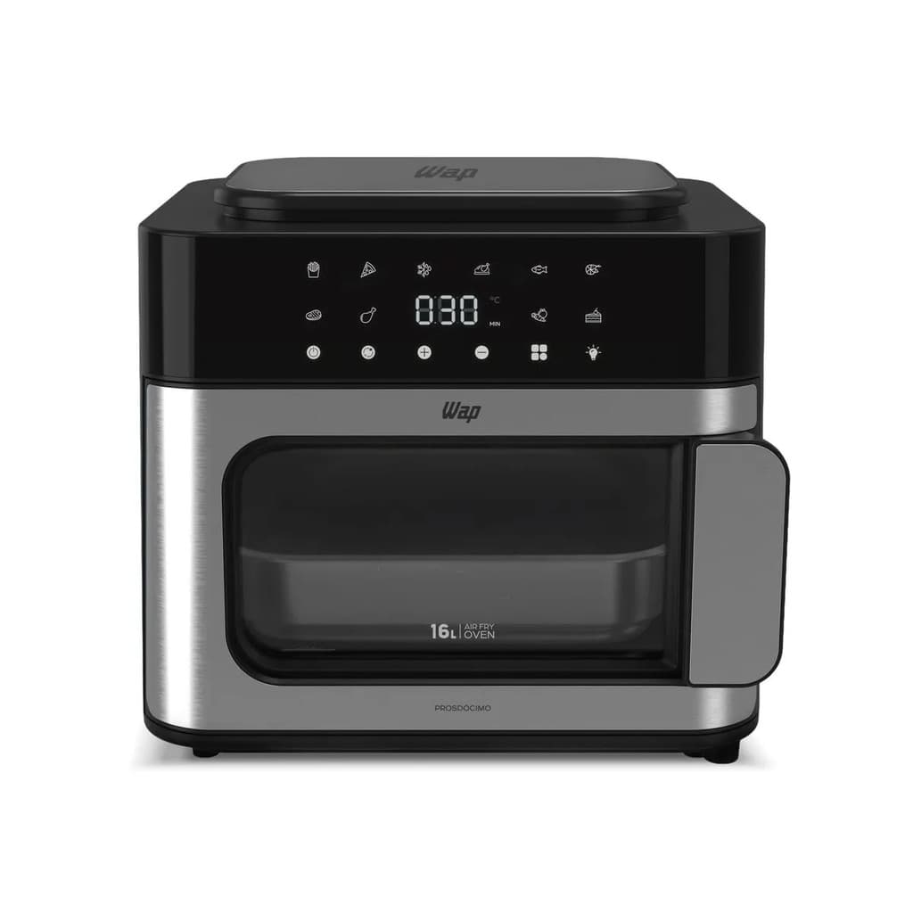 Fritadeira Elétrica Air Fryer WAP Multi-Comb 16L WAFC16 Painel Digital Touch 1800W Preta - 220v
