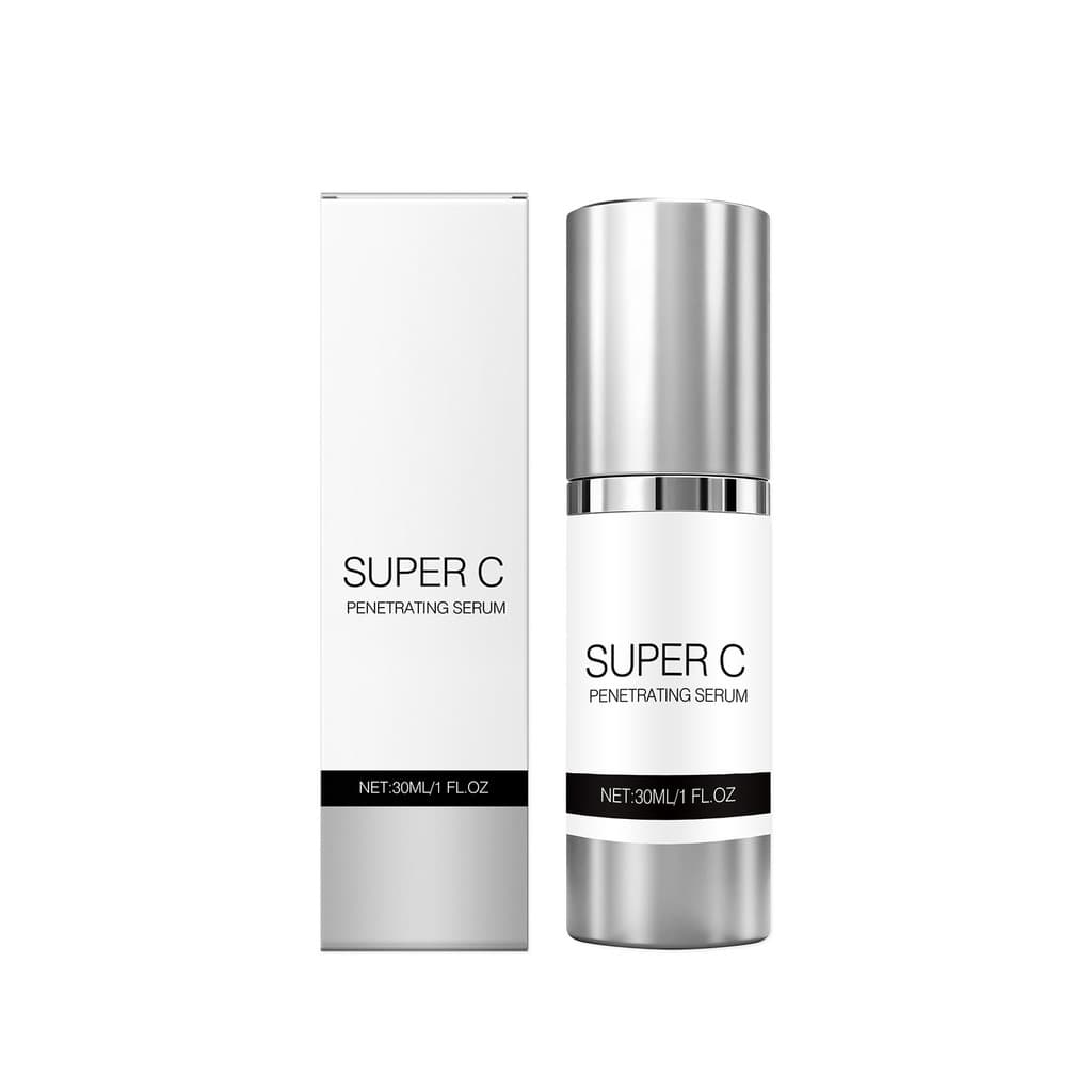 Vitamina C Soro Facial Iluminando Pele Brilhante Desbotamento Manchas Escuras Poros Encolhendo Hidratante Endurecimento 